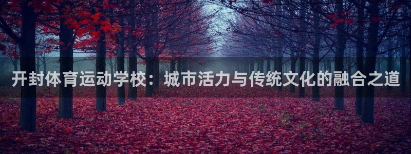 vsport体育官方正版app娱乐首页官网下载:开封体育运动